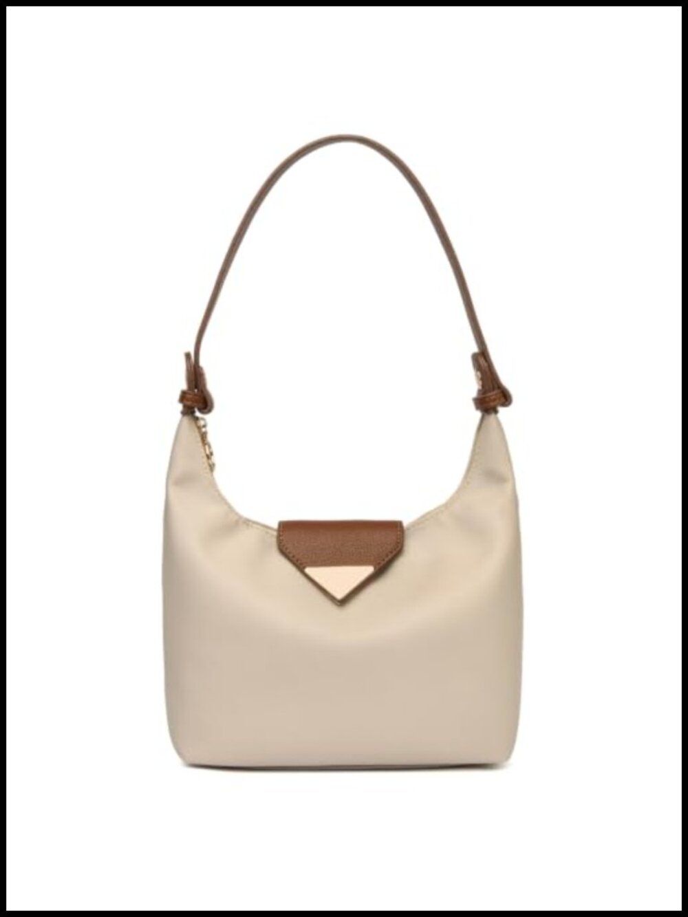 Mini Nylon Crossbody Bag 3-Way Convertible Crescent Shoulder Purse
